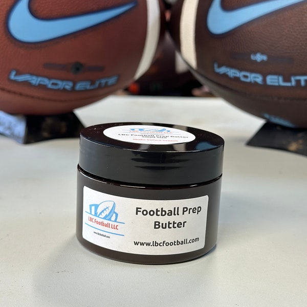 LBC Football Prep Butter 2oz Container - Football Mud Compound for Game Prepping Leather Footballs