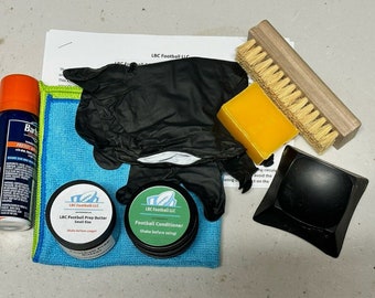 LBC Football Game Prep Complete DIY Prepping Kit - Football Mud Conditioner Tack Brush and More with Instructions