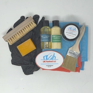 LBK Football Game Prep Kit Conditioner, Bürste und Tack Bar