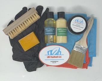 LBC Football DIY Game Prep Complete Kit New and Improved - Football Mud Conditioner Tack Brush