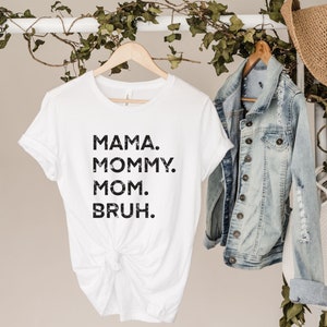 Jersey Short Sleeve Mom Tee