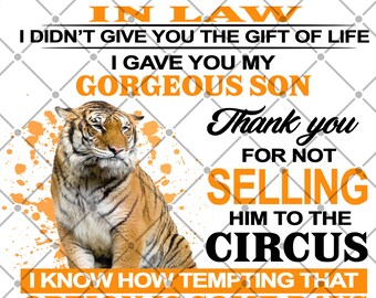 Funny Mother-in-Law Mug - Thank You For Not Selling My Girlfriend To The Circus Gift