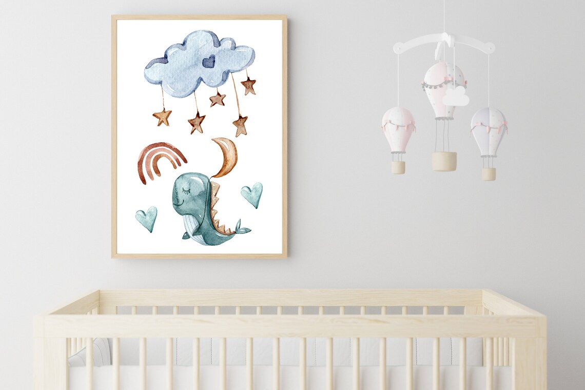Watercolor Nursery Wall Art Watercolor Nursery Printable - Etsy