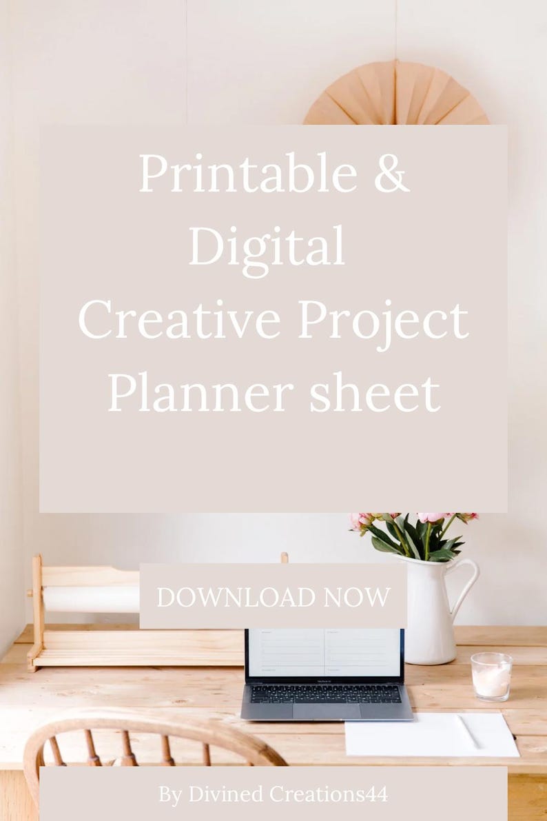 Creative Project Planner| Printable PDF| Digital Product| Planner - Etsy