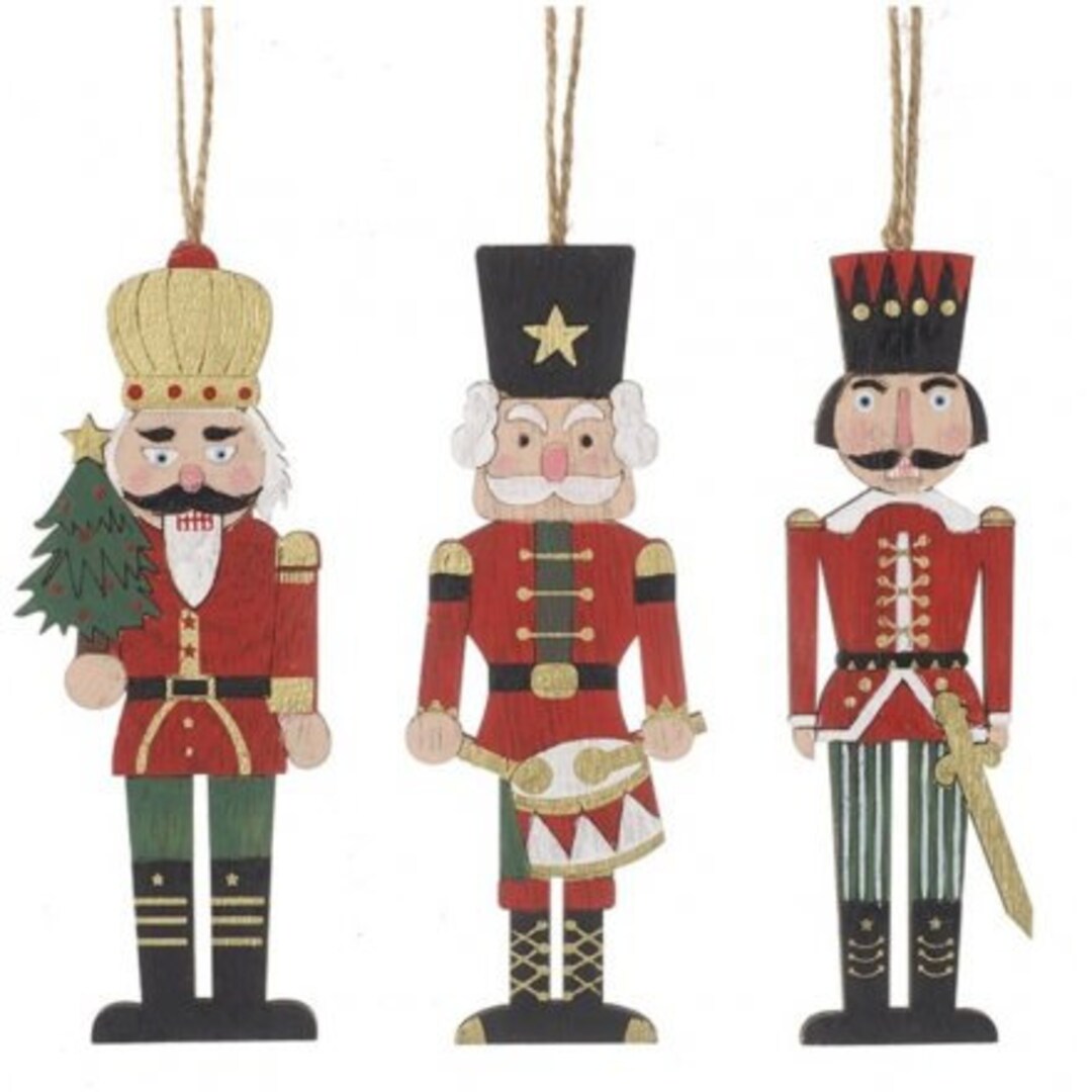 Nutcracker Hanging Decorations Lollie and Laine Etsy UK