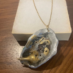 oyster shell necklace