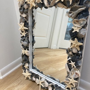 Shell frame mirror, free shipping