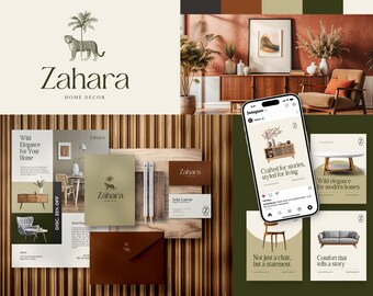Custom Logo & Brand Identity Design: Complete Business Branding Kit