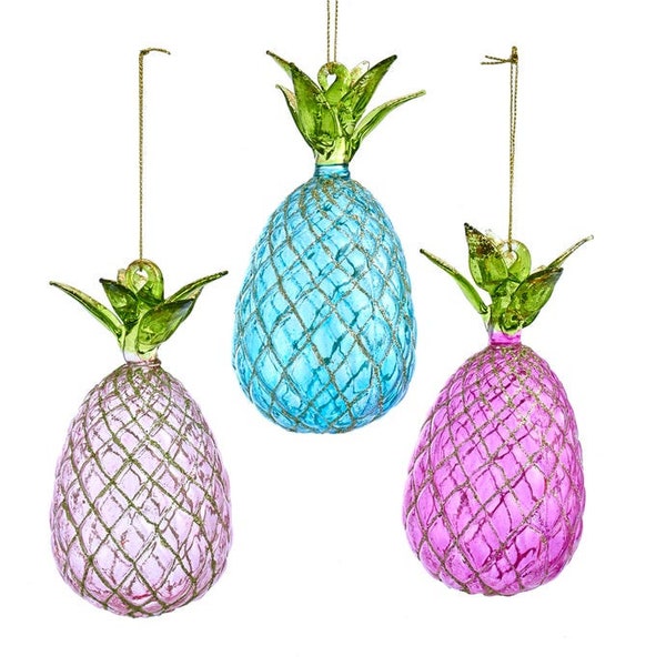 Glass Pineapple Etsy