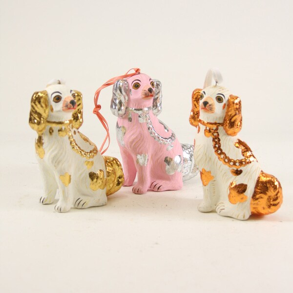 Prized Spaniel Ornaments - 3 colors available