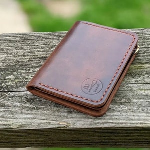 Handmade Leather Card Holder Wallet