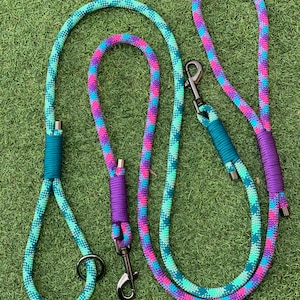 Hand made Dog Rope lead 10mm customisable