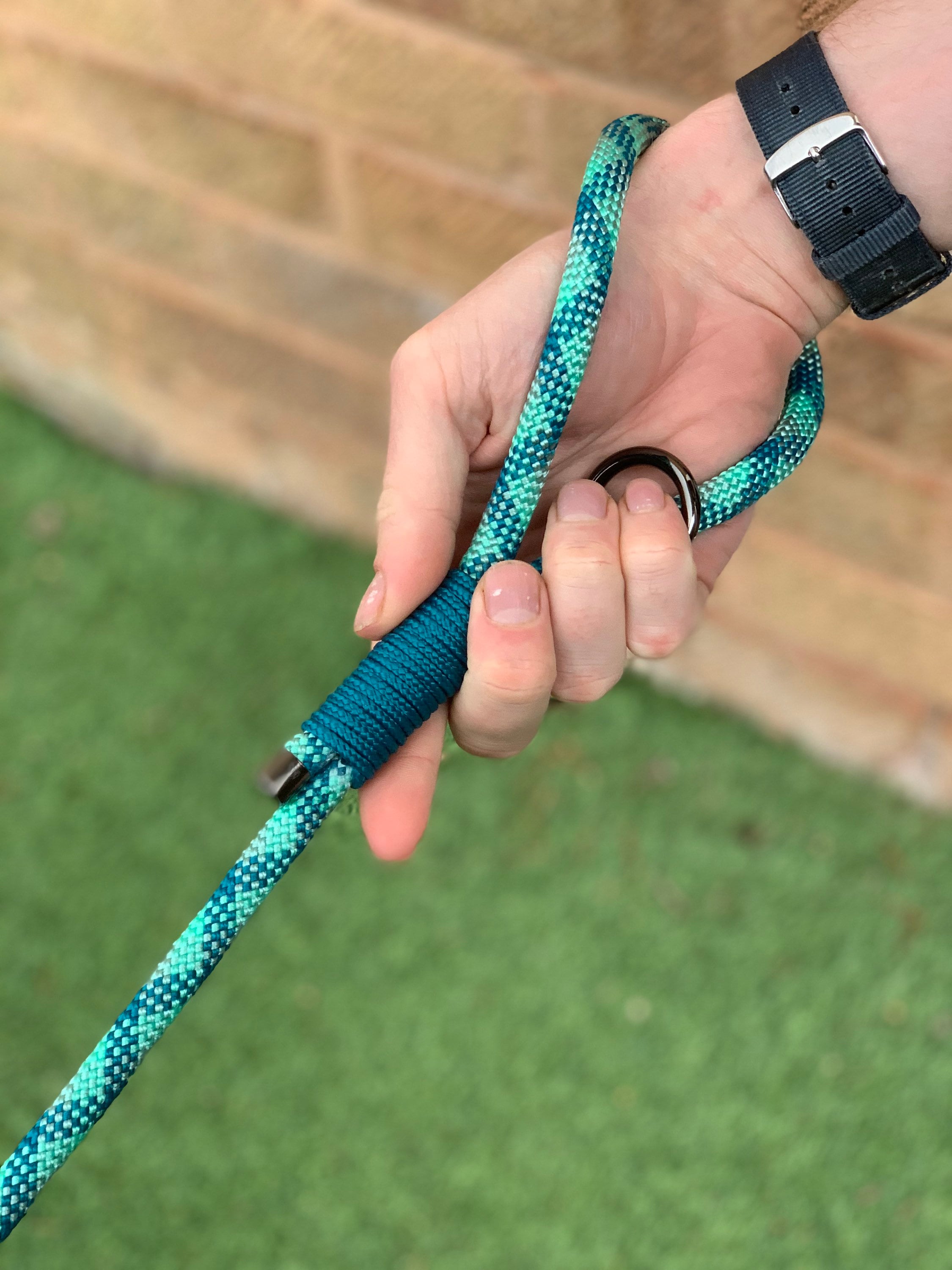 Hand Made Dog Rope Lead 10mm Customisable Etsy UK