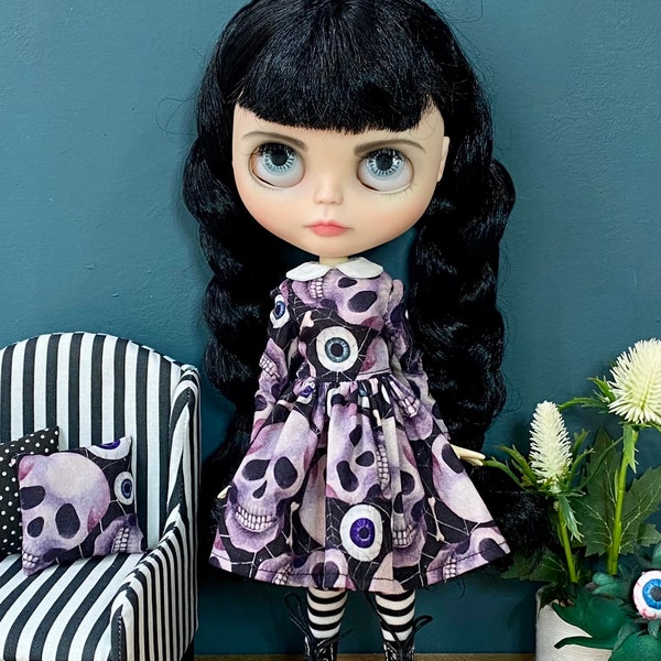 Enge jurk voor Blythe clown blytheclothes blythe pop op maat