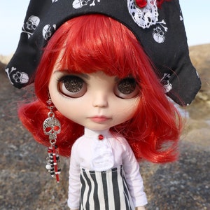 earring for Blythe jewelry for Prate Blythe custom Blythe doll OOAK Blythe collectible Blythe collection