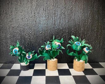 Roślina w doniczce do domku dla lalek w skali 1/6, miniaturowy ogródek do domku dla lalek