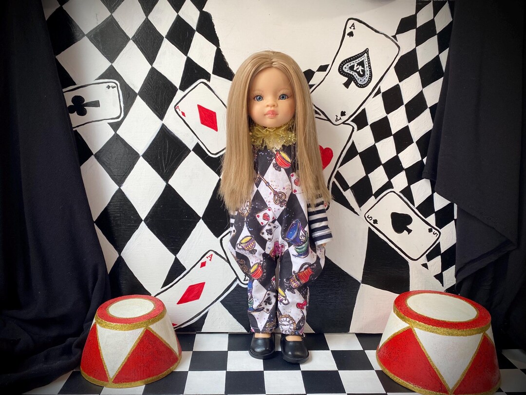 White Rabbit Circus Outfit for Paola Reina Doll Custom - Etsy