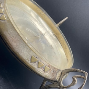 WMF Jugendstil Art Nouveau Secessionist Centerpiece Bowl. Original Glass Liner. Circa. 1905 – Antique German Silver Plate.