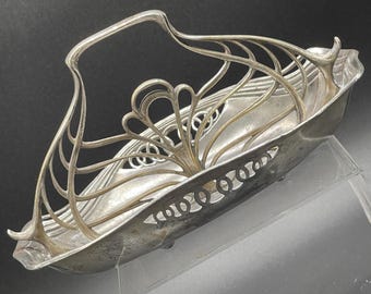 アールヌーボー様式の銀メッキ製テーブルセンターピース | 1900年代 
