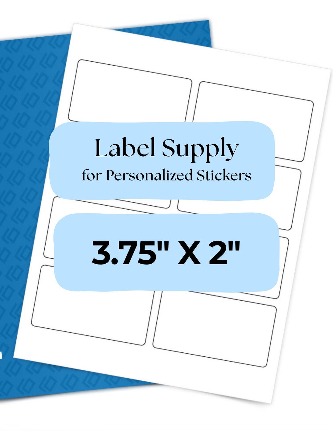 Blank Label Sheets 3.75