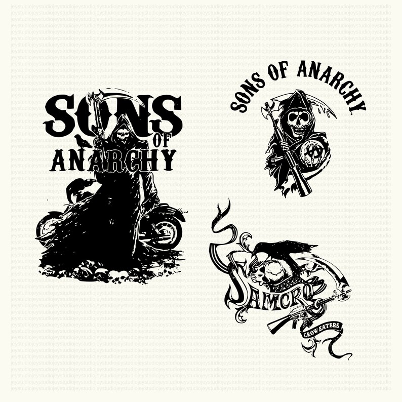 Sons of Anarchy SVG SAMCRO SVG Bundle Digital Download Etsy