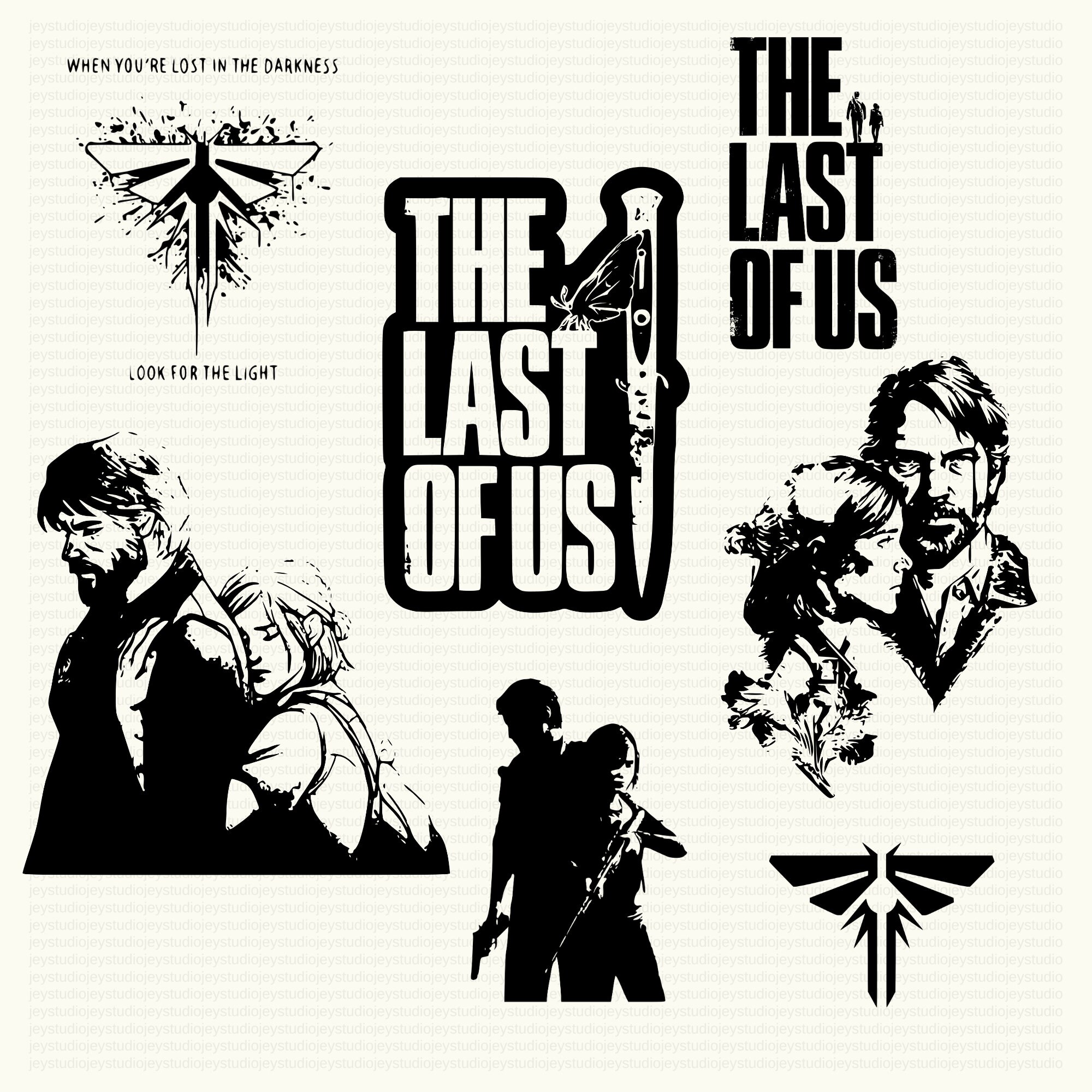 Ellie the Last of Us Part 2 SVG and PNG File for Cricut 