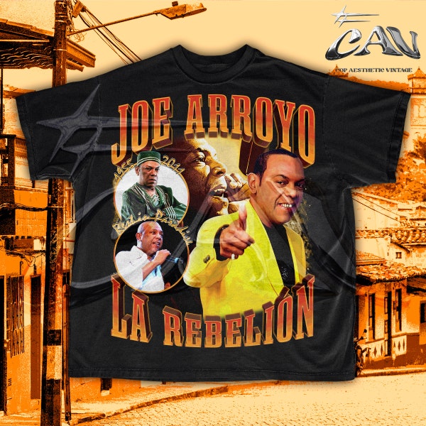 Joe Arroyo La Rebelión Bootleg Vintage T-Shirt | Colombian Salsa Legend