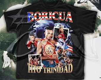 Tito Trinidad Vintage Bootleg Style T-Shirt | Legendary Puerto Rican Boxer