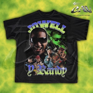 Jowell Y Randy chemise bootleg style vintage des années 90 | Reggaeton Perreo Porto Rico