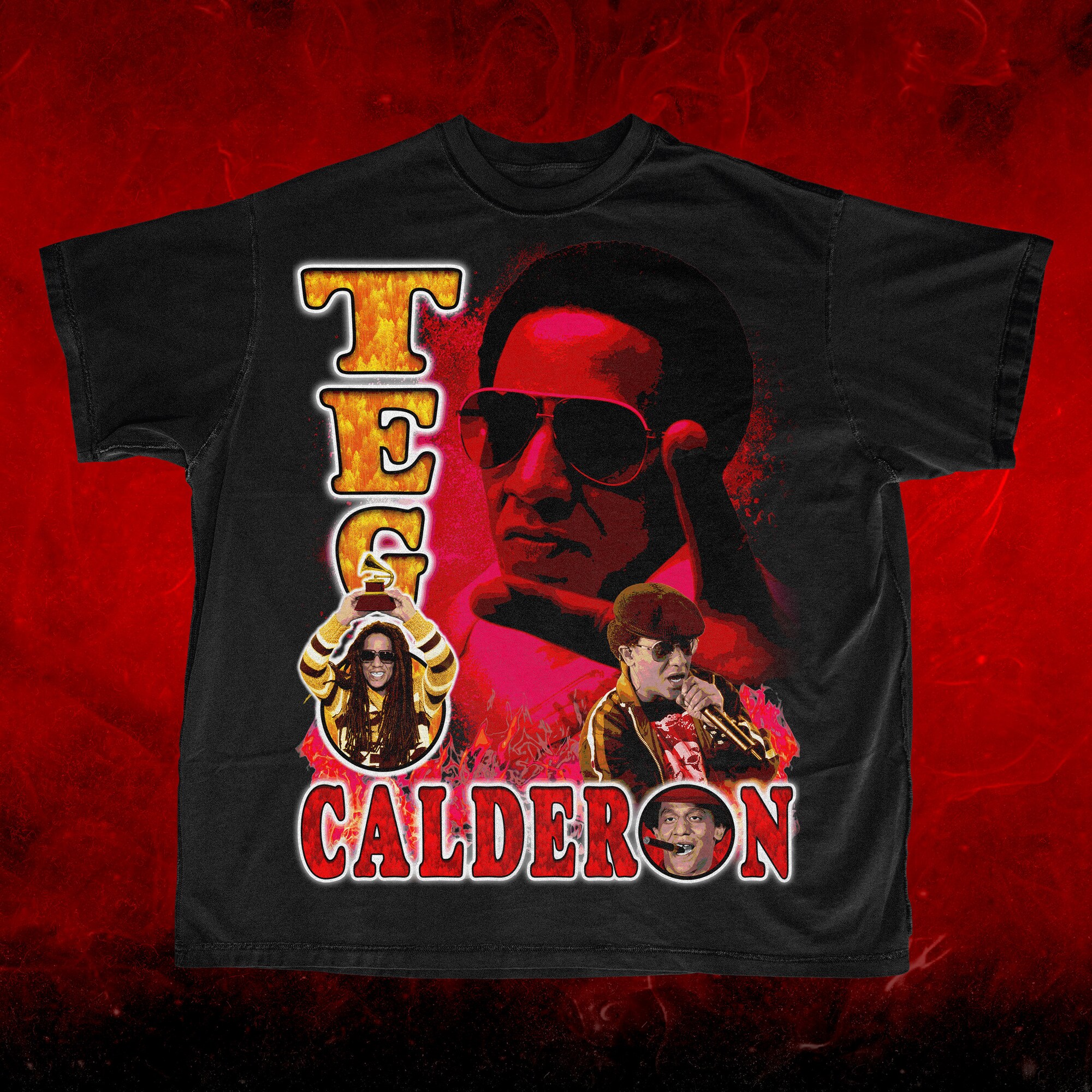 TEGO CALDERON Vintage Bootleg Style Hip-Hop Shirt