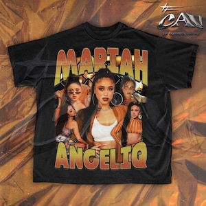 Marian Angeliq Bootleg 90&#39;s Hip-Hop Style Bootleg T-Shirt | Cuban Puerto Rican Reggaeton Artist