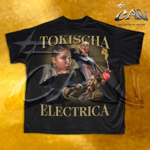 Tokischa &#39;Electrica&#39; Vintage Bootleg Hip-Hop T-Shirt | Dominican rapper