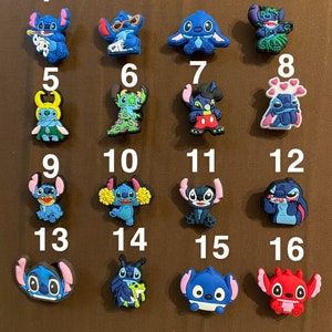 Stitch Croc Charms