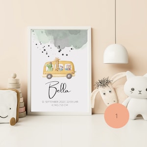 Personalised New Baby Print - Print Only, Birth Details Print, Birth Print, Birth Stats, Nursery Decor, Wall Art, Gift for Parents, mom dad