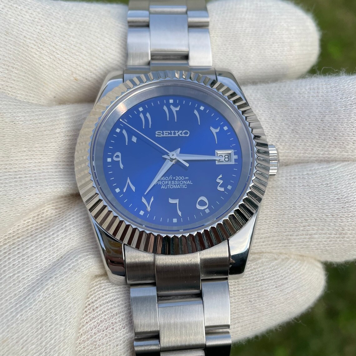 Seiko Arabic Dial Mod Etsy
