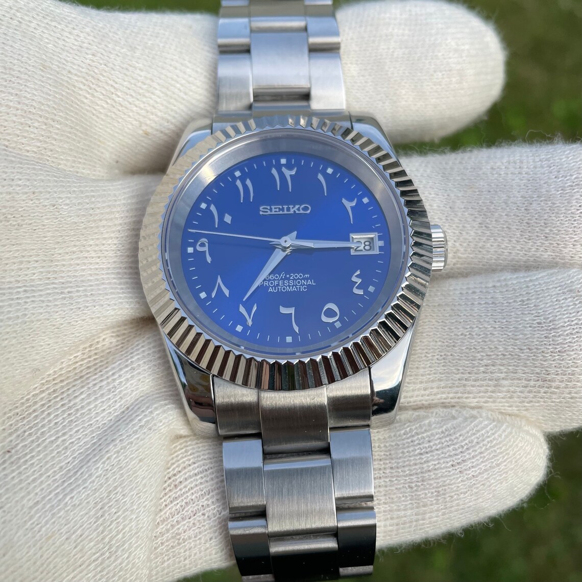 Seiko Arabic Dial Mod Etsy
