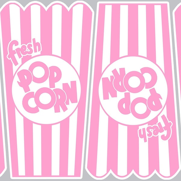 qs Popcorn PANELS 23 Inches Tall Each Party Props Center Pieces (stands Not included)