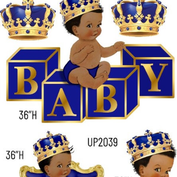 Royal Prince Baby Shower Centerpieces - Etsy
