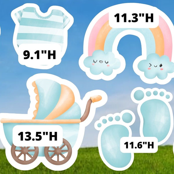 Baby Boy Cutouts - Etsy