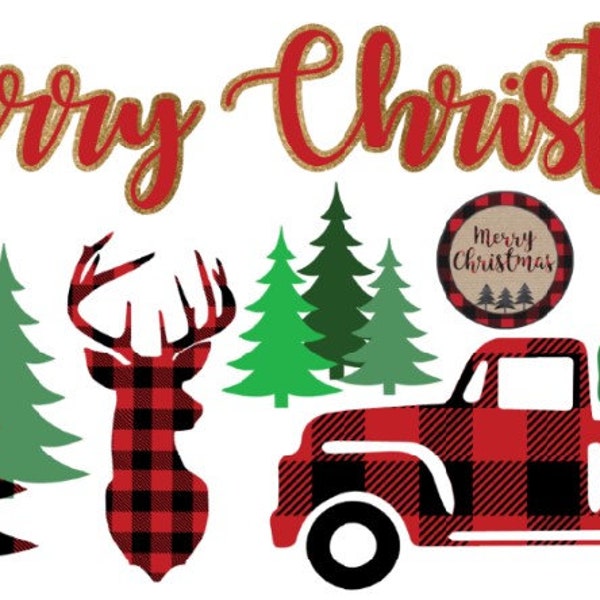 Christmas Christmas Flash And Truck Party Props decorations backdrops cutouts signs table centerpieces Yard cards (NOstandsincluded