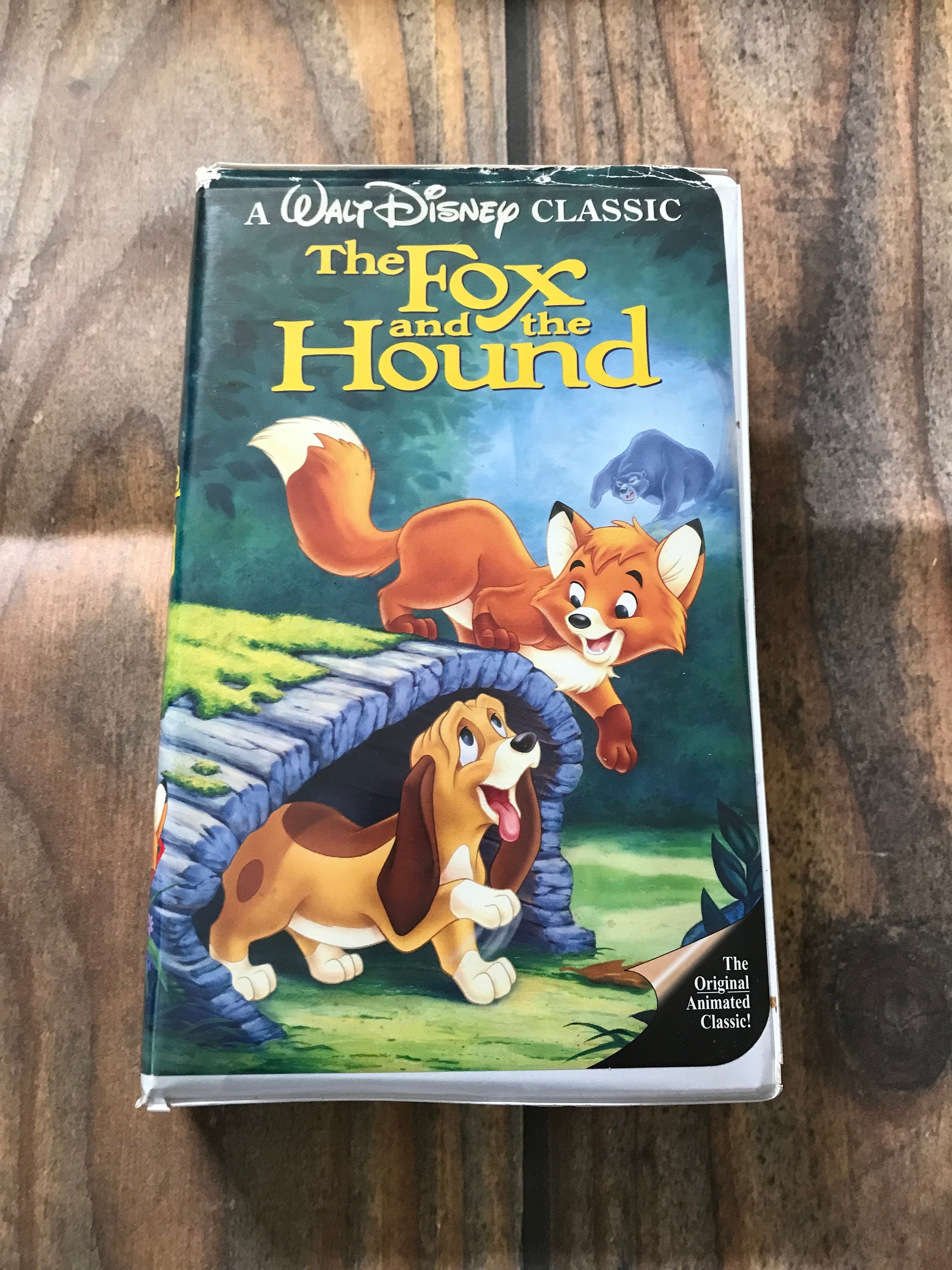 Vhs Disney Black Diamond France Le renard et le chien Disney Black Diamond VHS - Etsy France