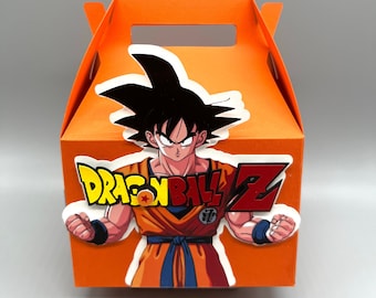 dragon ball z favor box | party favor | set of 6 | party decorations | cake topper
