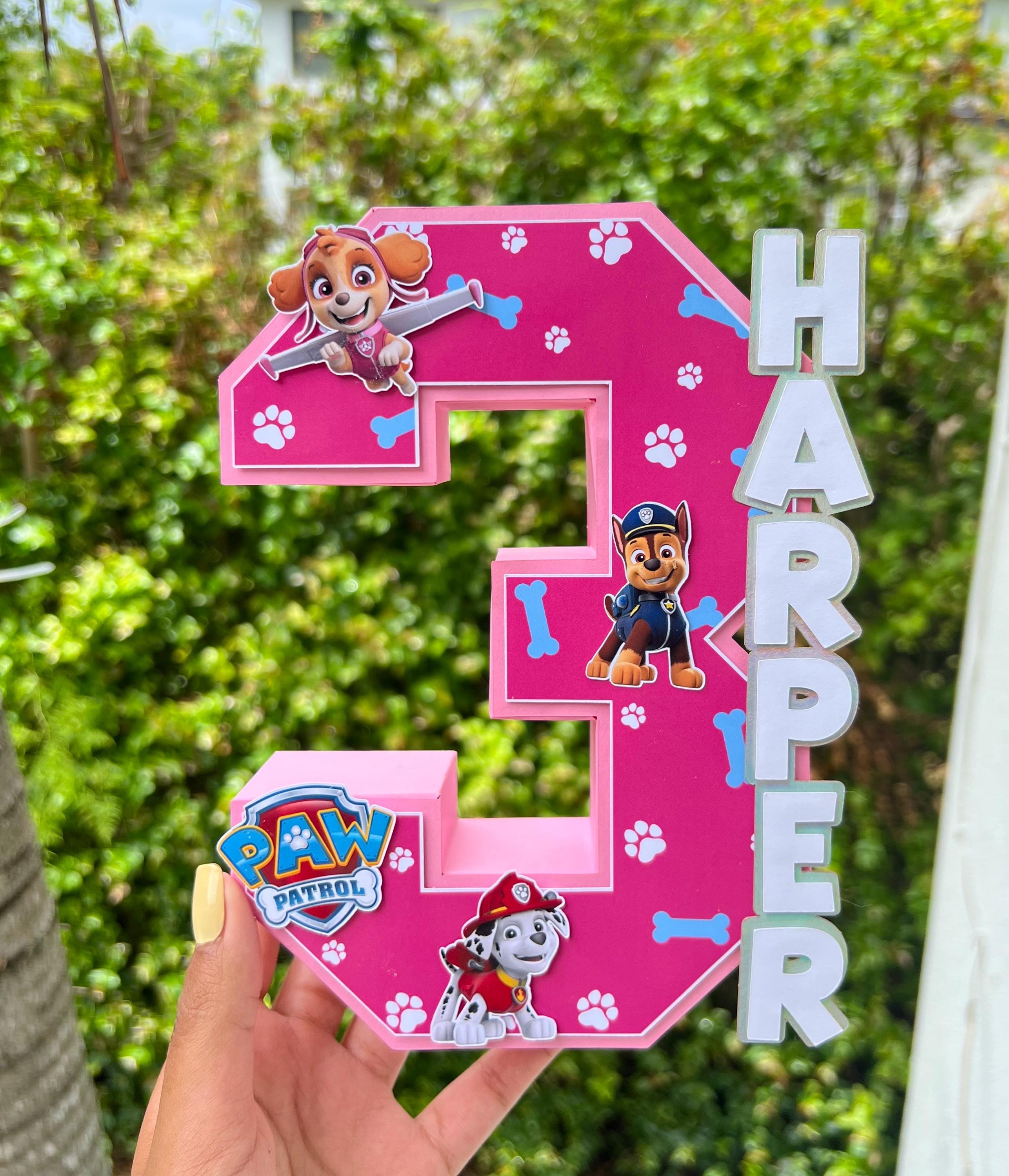 I can design any theme of 3D letter and number | Just choose letter or number | graduation | baby shower | birthday