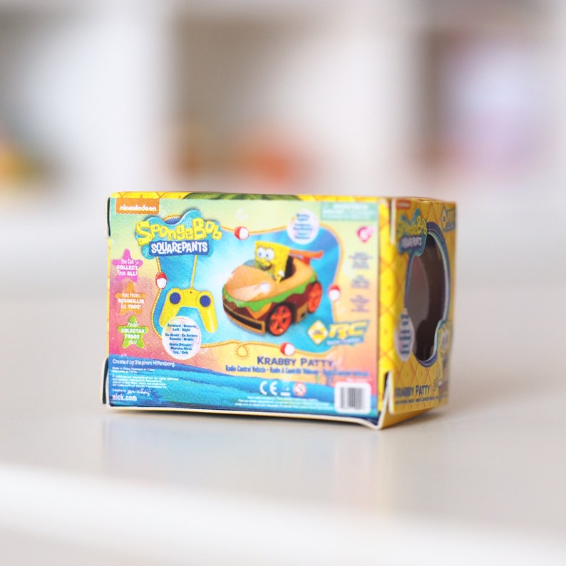 Toy Mini Brands Spongebob 'krabby Patty' Car Figure Etsy