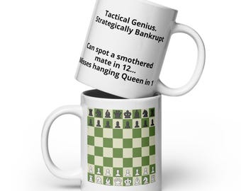 Tactical Genius Chess Mug