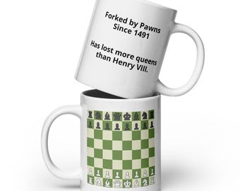 Has lost more queen the Henry VIII Chess Mug
