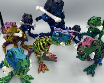 Flexi Skeleton Dinosaur T-Rex - Chomping Bone