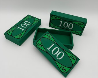 Builder Brick 100 Dollar Box | Stash Box with Classic-Inspired Design