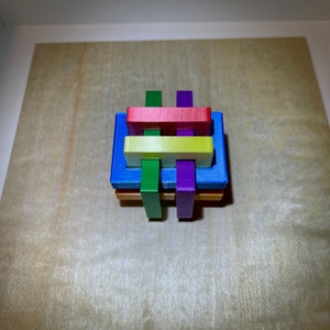 Gordian Knot Puzzle - 3D Printed