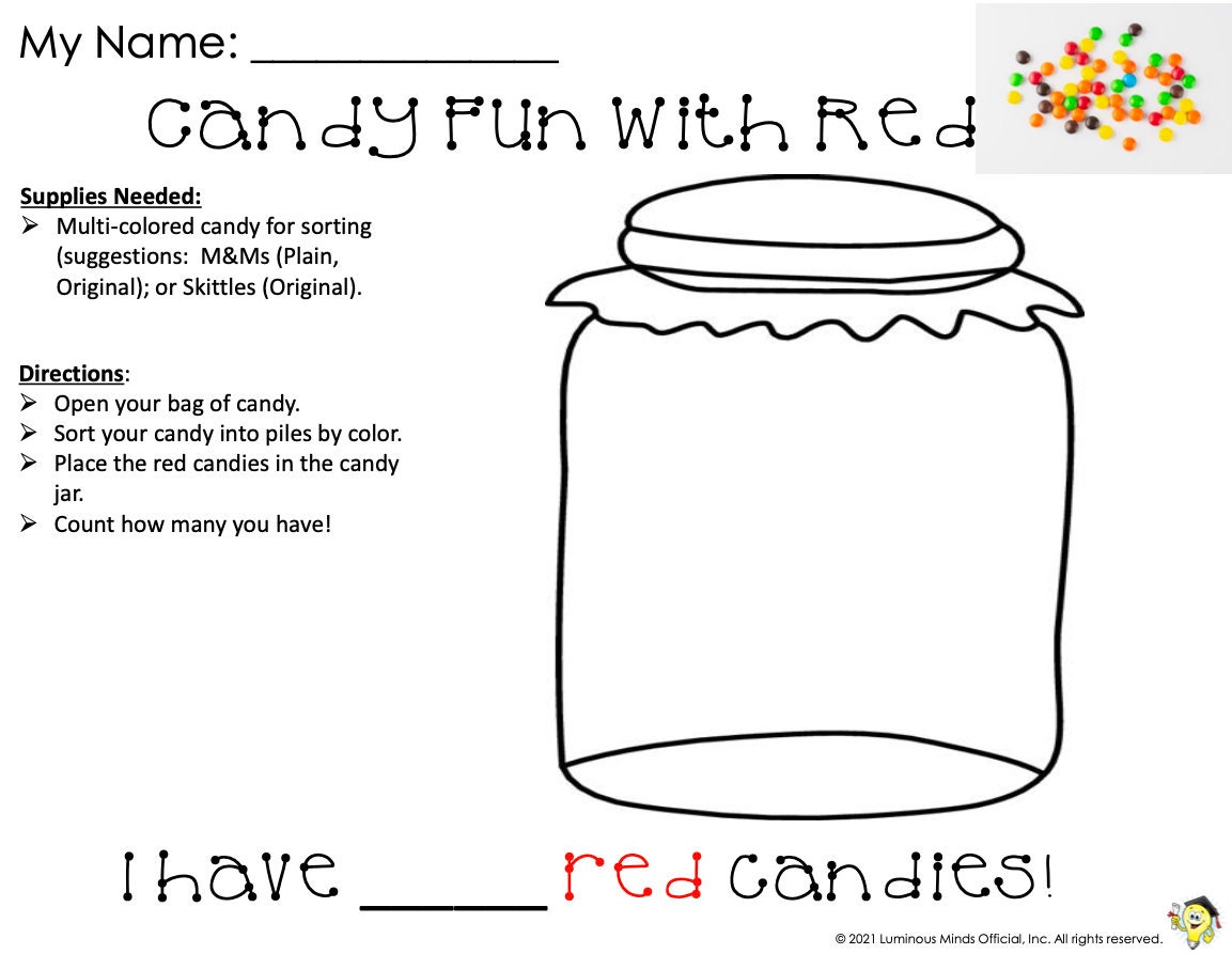 Learn Color Red Activity Pack | Preschool Worksheets (digital Download ...